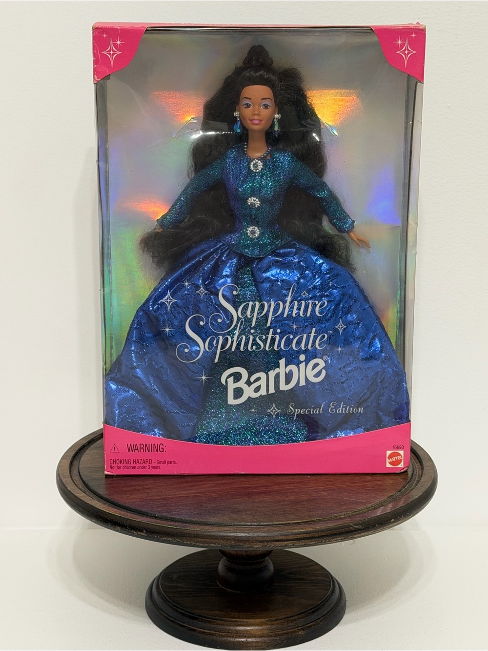 Vintage 1997 Sapphire Sophisticate Barbie African American Black Doll Special Ed